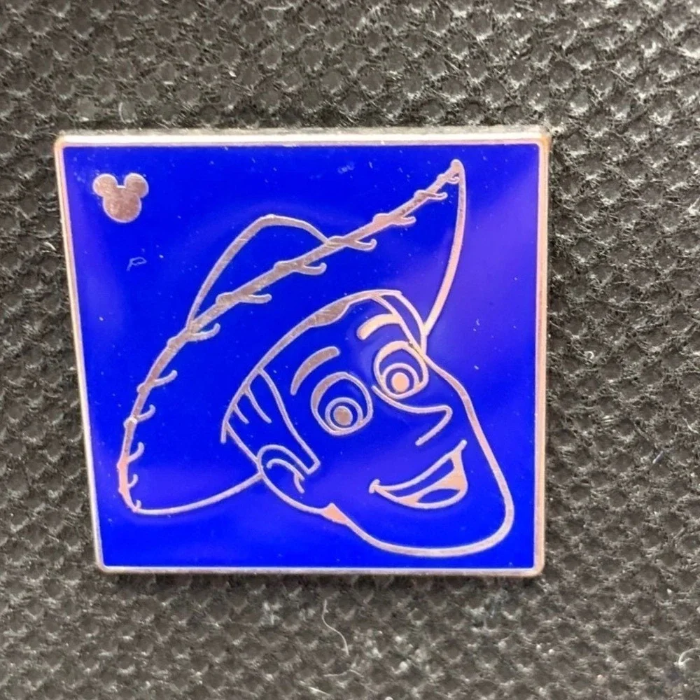 2008 Woody Toy Story Disney pin Hidden Mickey Cowboy Pixar